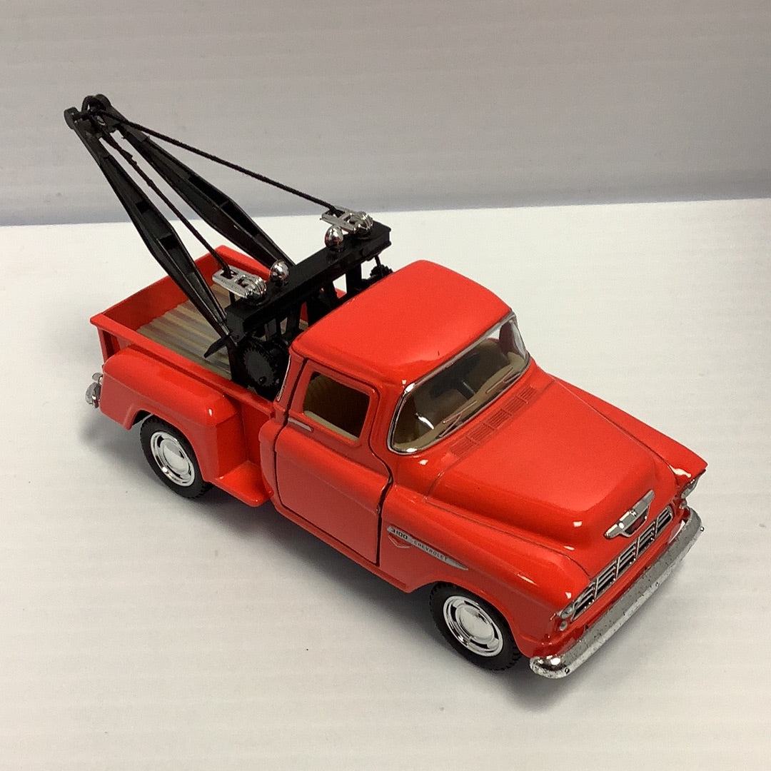 1955 Chevy 3100 Stepside Tow Truck | 5378D | Kinsmart-Toy Wonders-Salmon-ProTinkerToys