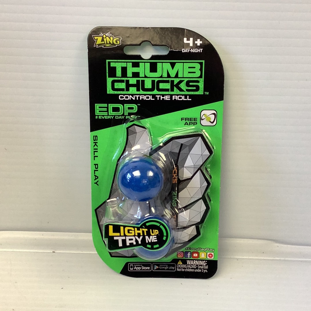 Toy for skill play: blue ball on a black and green plastic base for Zing ZG888CDU