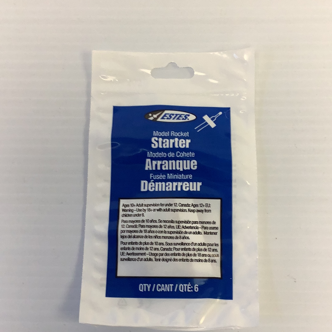 Multi-language starter set for model rockets for Estes 2302, rear view