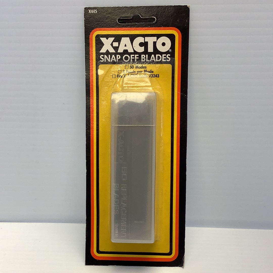 Box of snap-off blades for craft use for X-ACTO X445