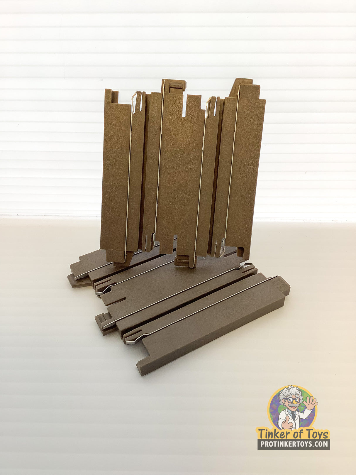 Auto World 3" Straight Track - 2 Pk | H0008 | Auto World-Auto World-Dirt-ProTinkerToys