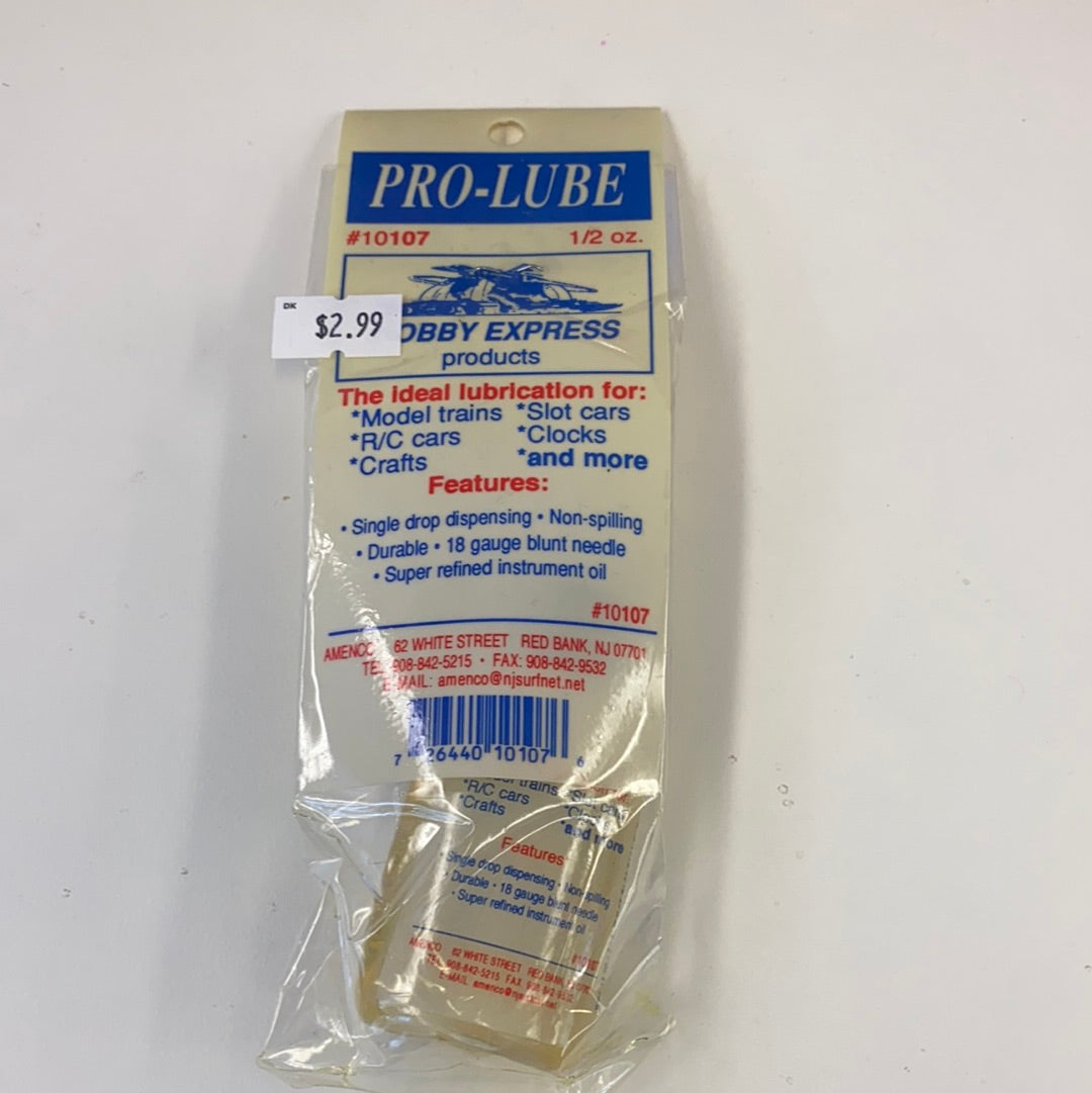 Pro-Lube Hobby Oil 1/2 oz. for model trains and hobby use for Hobby Express 10107