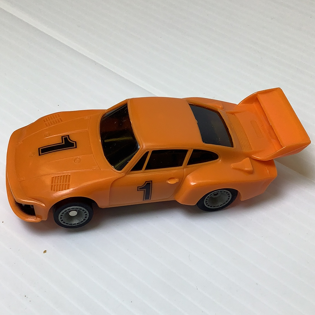 Porsche with Supertrax Chassis 1/32-1/43 scale | BAC0002 | Bachmann-Carrera-K-Bachmann SUPERTRAX SLOT CAR | Porsche | Orange-ProTinkerToys