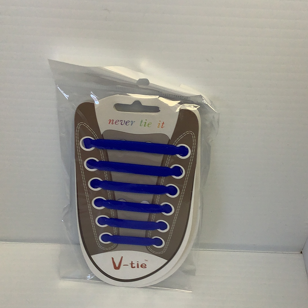 6PCS Silicone Color With Lines Shoe Lace | 87539GL | BVP-BVP-true blue-ProTinkerToys