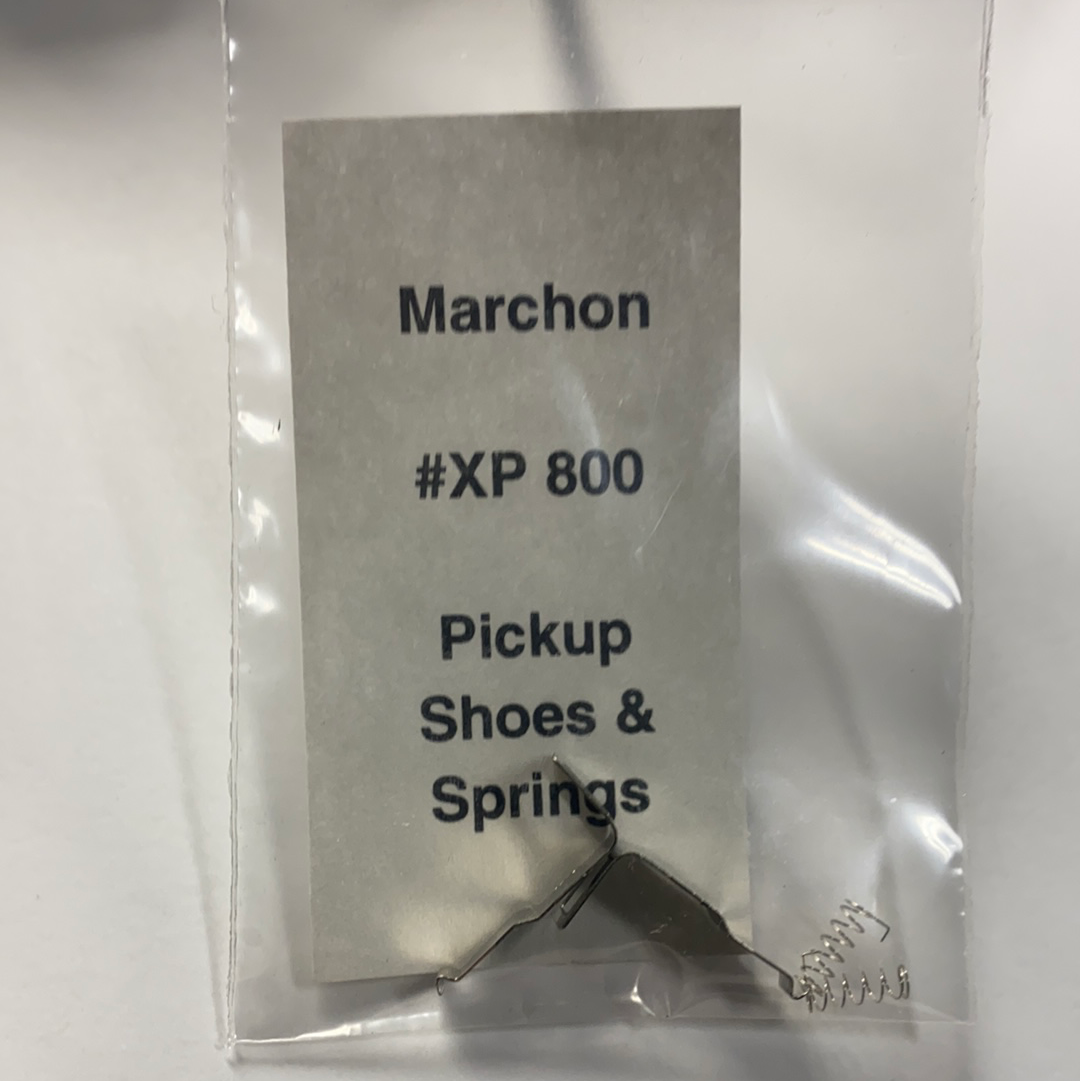 Marchon #XP 800 Pickup Shoes and Springs tag