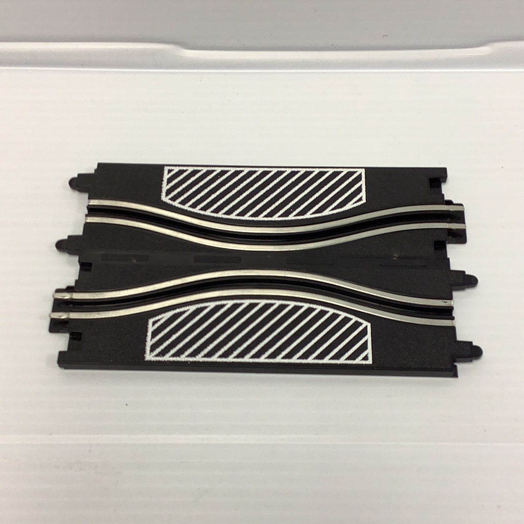 Black lighting track with silver accents, for illuminating displays for Johnny Lighting JL2013