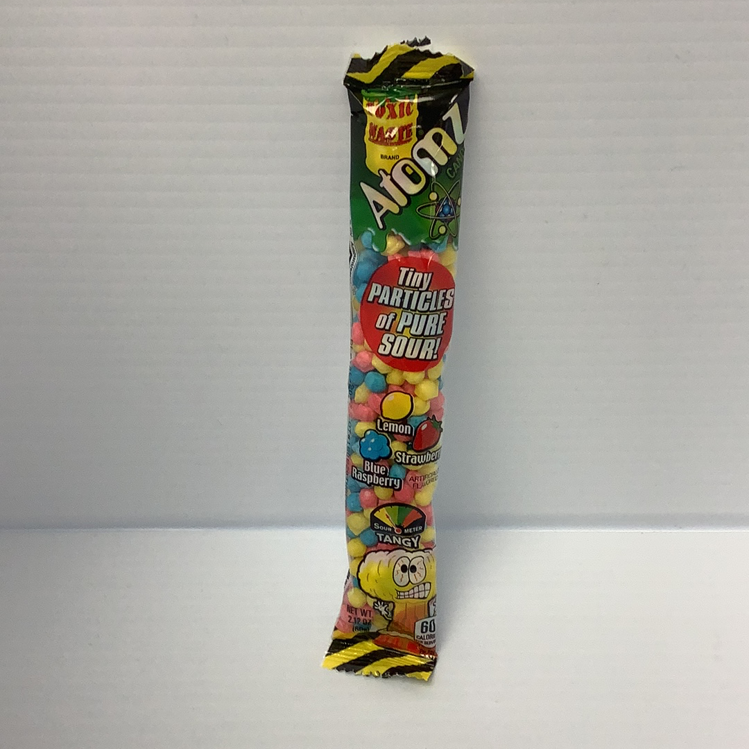 Candy bag featuring colorful, sour-looking candies for Nassau Candy 41447