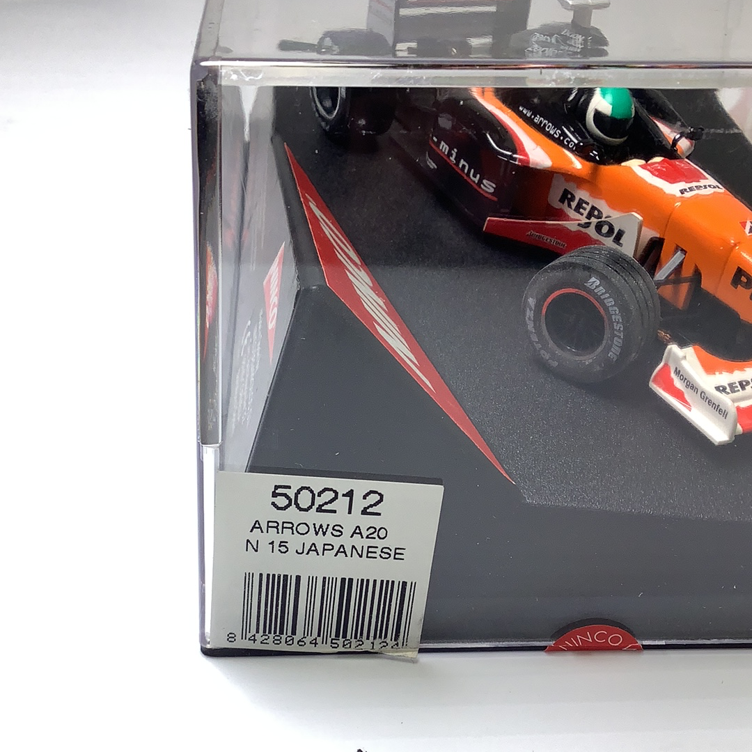 Model car box for Arrows A20 N 15 Japanese, item 50212 for Ninco
