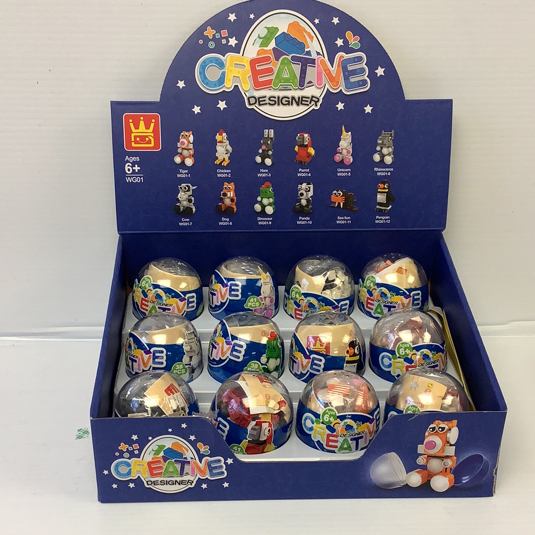 Set of mini animal craft spheres for creative play for IMEX Model Company WAG60016