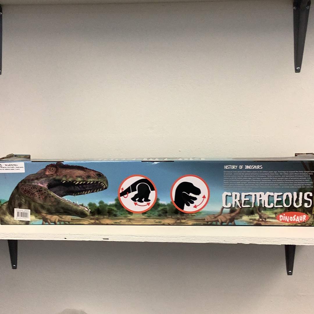Dinosaur set box art showing T-Rex and Triceratops silhouettes for IMEX Model Company IMX49009
