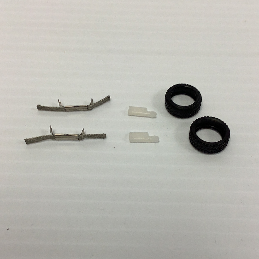 Engine tune-up kit parts: metal springs, seals, and black rubber rings for Johnny Lighting JL2012