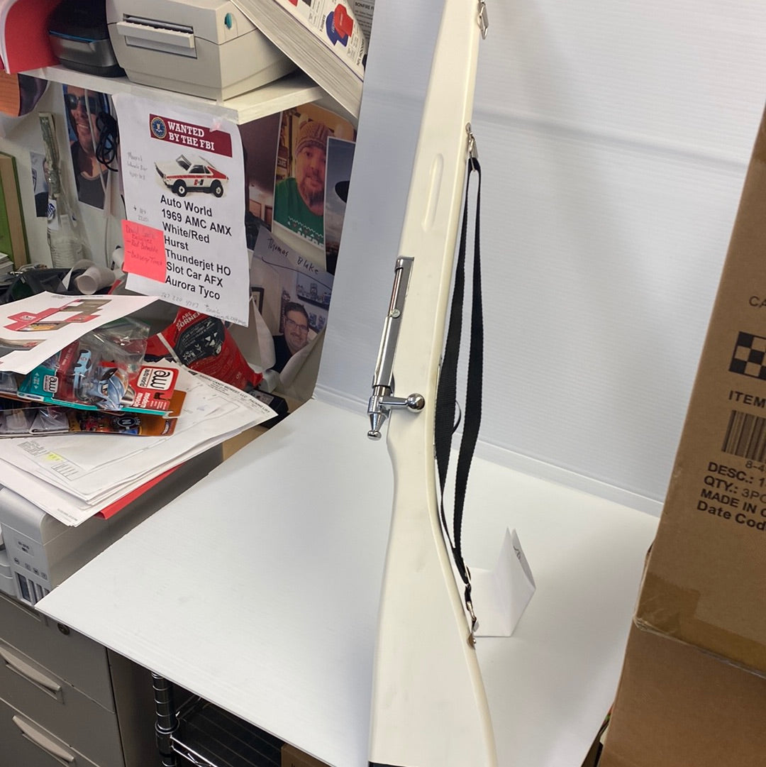 White rifle trainer with black sling attached to the side for Parris Toys M-30b Trainer Rifle