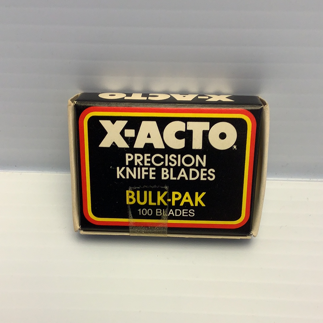 Box of X-ACTO precision knife blades, 100 count bulk pack for X611