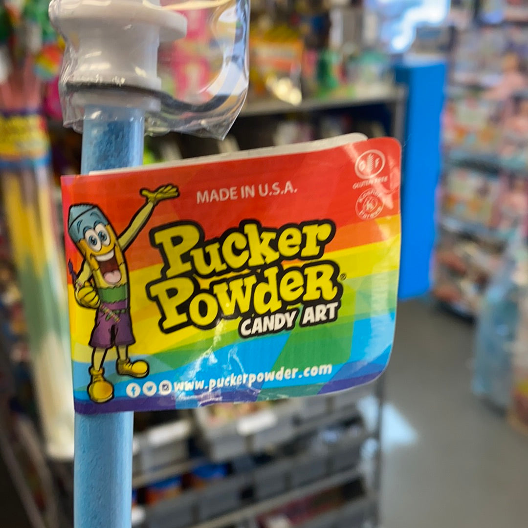 Brightly colored candy art dispenser with cartoon character label for Creative Concepts CPPFTASM