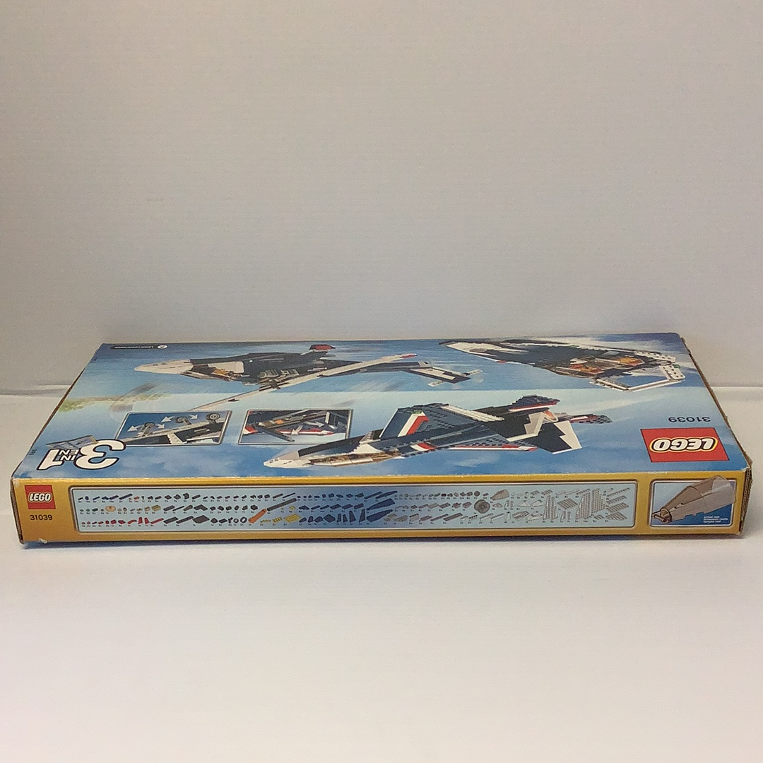 LEGO Blue Power Jet building set box, model kit 31039