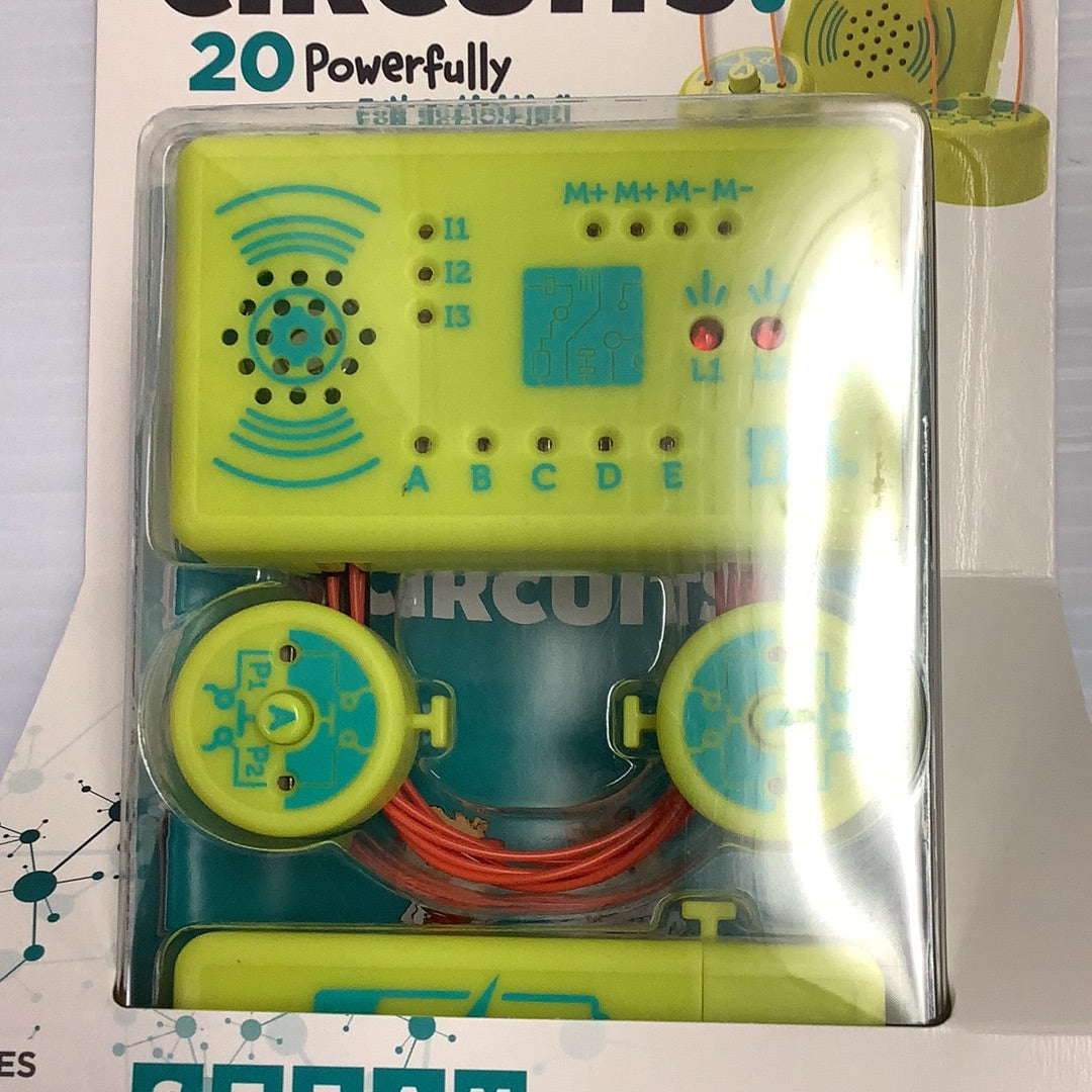 Electronic learning kit with circuit board, wires, and connection points for Smart Lab 342004