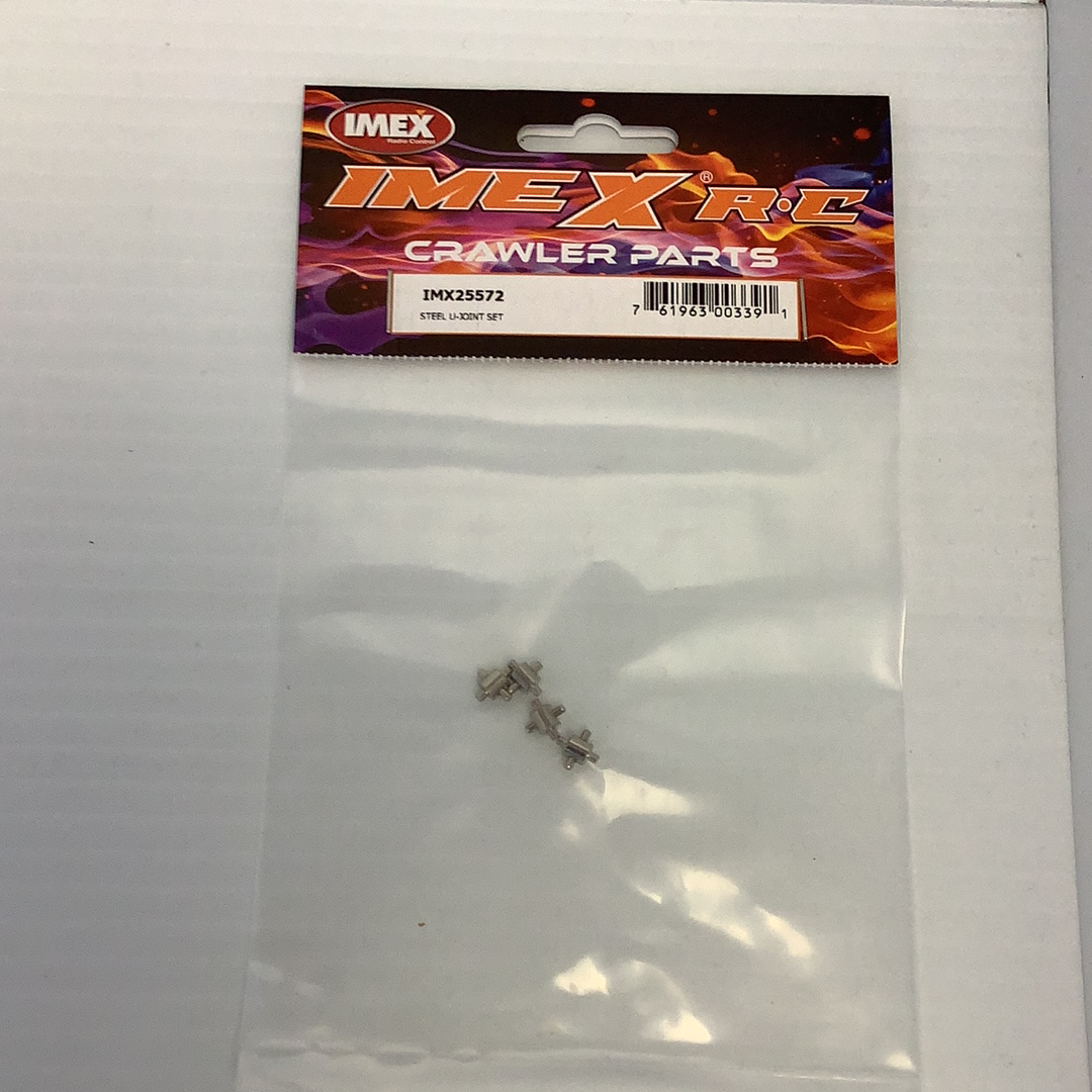 Crawler Parts | IMX(25510-25911) | Imex R.C.-IMEX-Steel U-Joint Set | 25572 | IMEX-ProTinkerToys