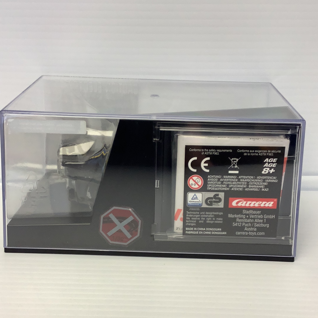 Slot car of a Lamborghini Huracan GT3 race car for Carrera 27595