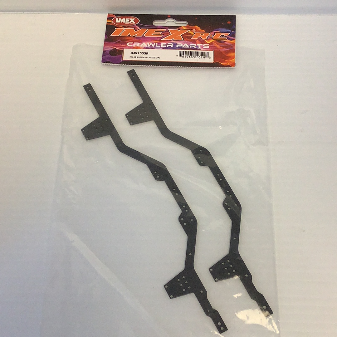 Crawler Parts | IMX(25510-25911) | Imex R.C.-IMEX-IMX-18 Aluminum Chassis 2PC | 25559 | IMEX-ProTinkerToys