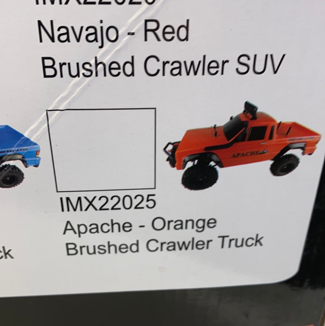 Orange brushed crawler truck model for sale for IMEX 22020