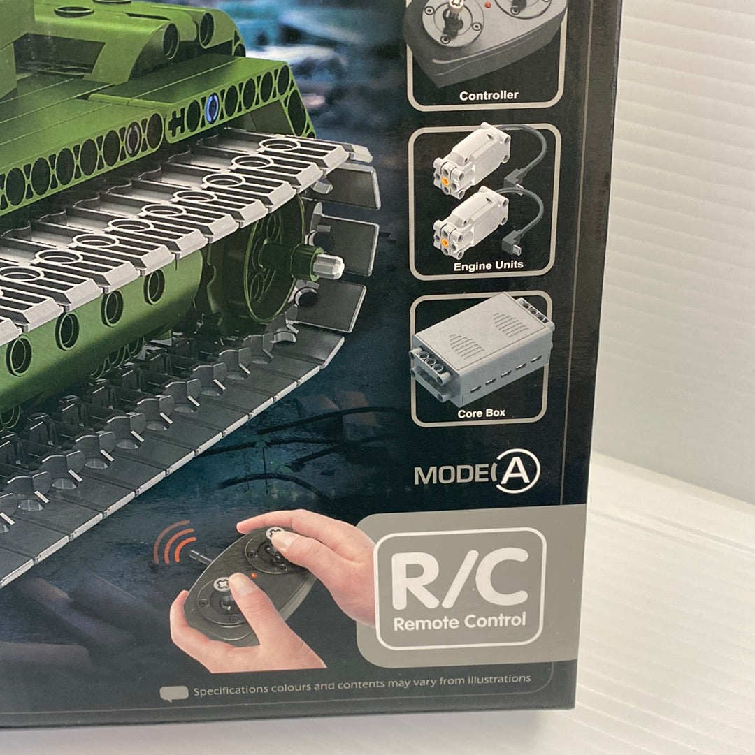 Remote control tank set components: controller, engine units, and core box for Qihui QIH08011