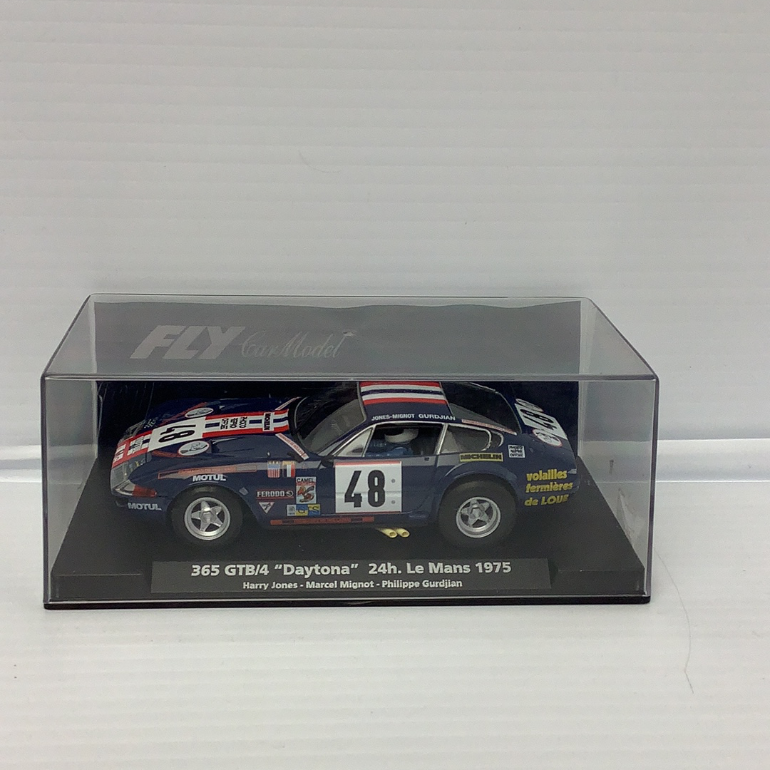 Slot car of 1975 365 GTB/4 "Daytona" race car for Fly Car 88155