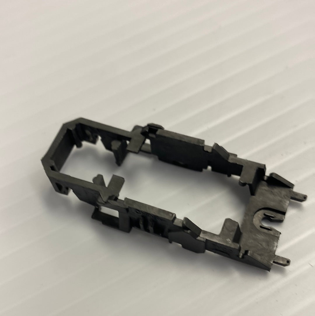 Black metal chassis frame component, narrow, for vehicle parts for Tyco H4011
