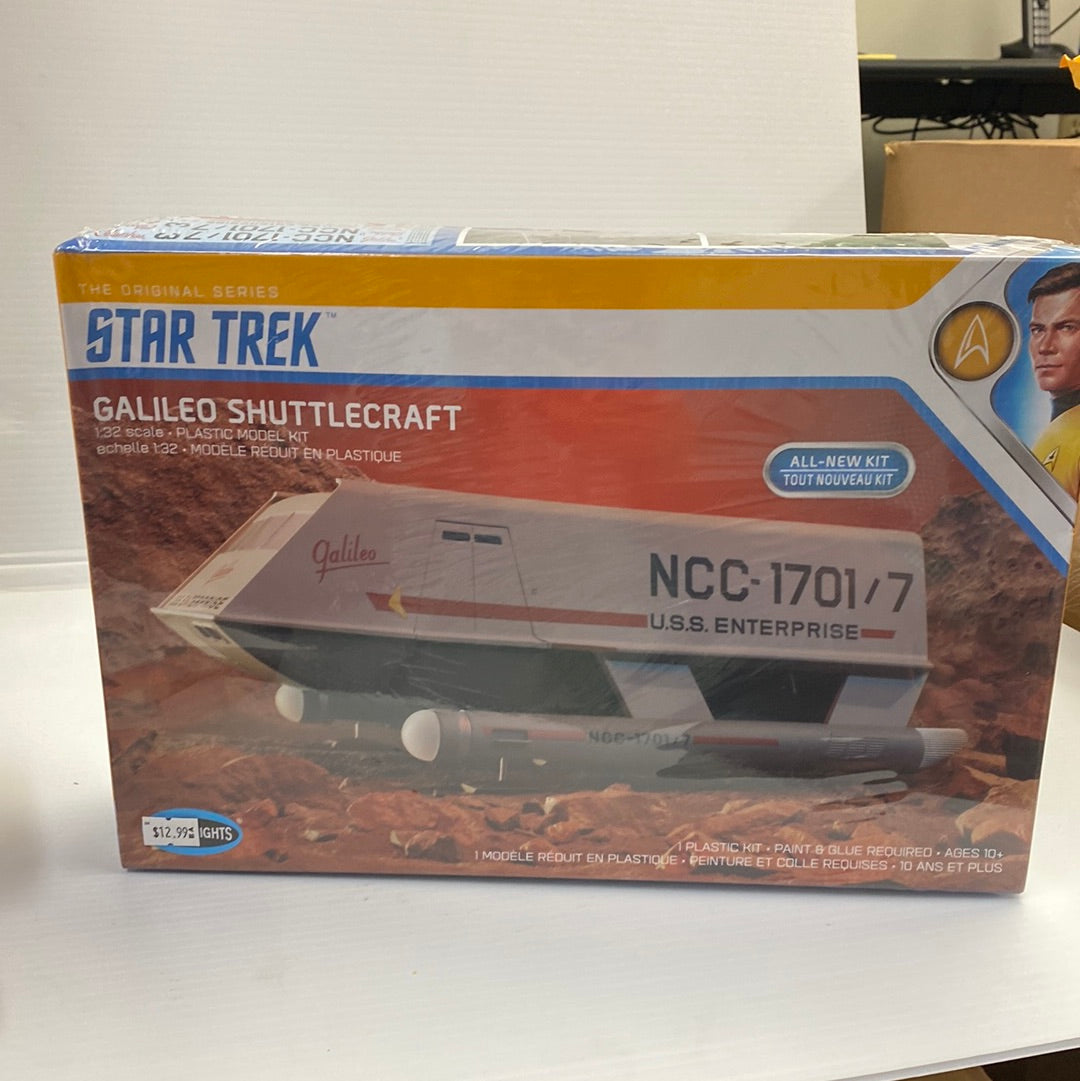Star Trek Galileo Shuttlecraft model kit box art for Polar Light Model Kits P0L909, package view, product view 6