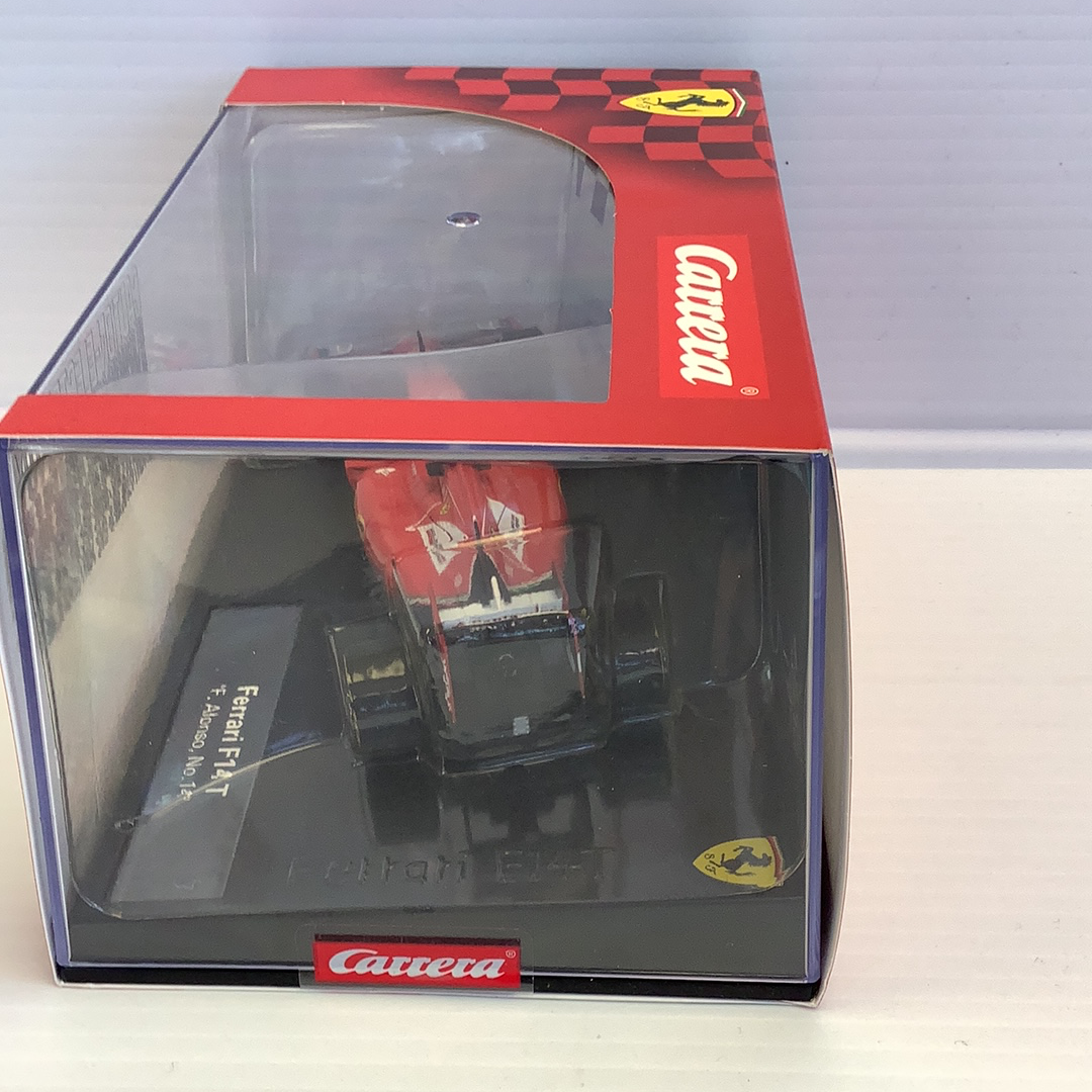 Carrera race car set: Ferrari F14 T model for Alonso, No 14 for Carrera Evolution 27496