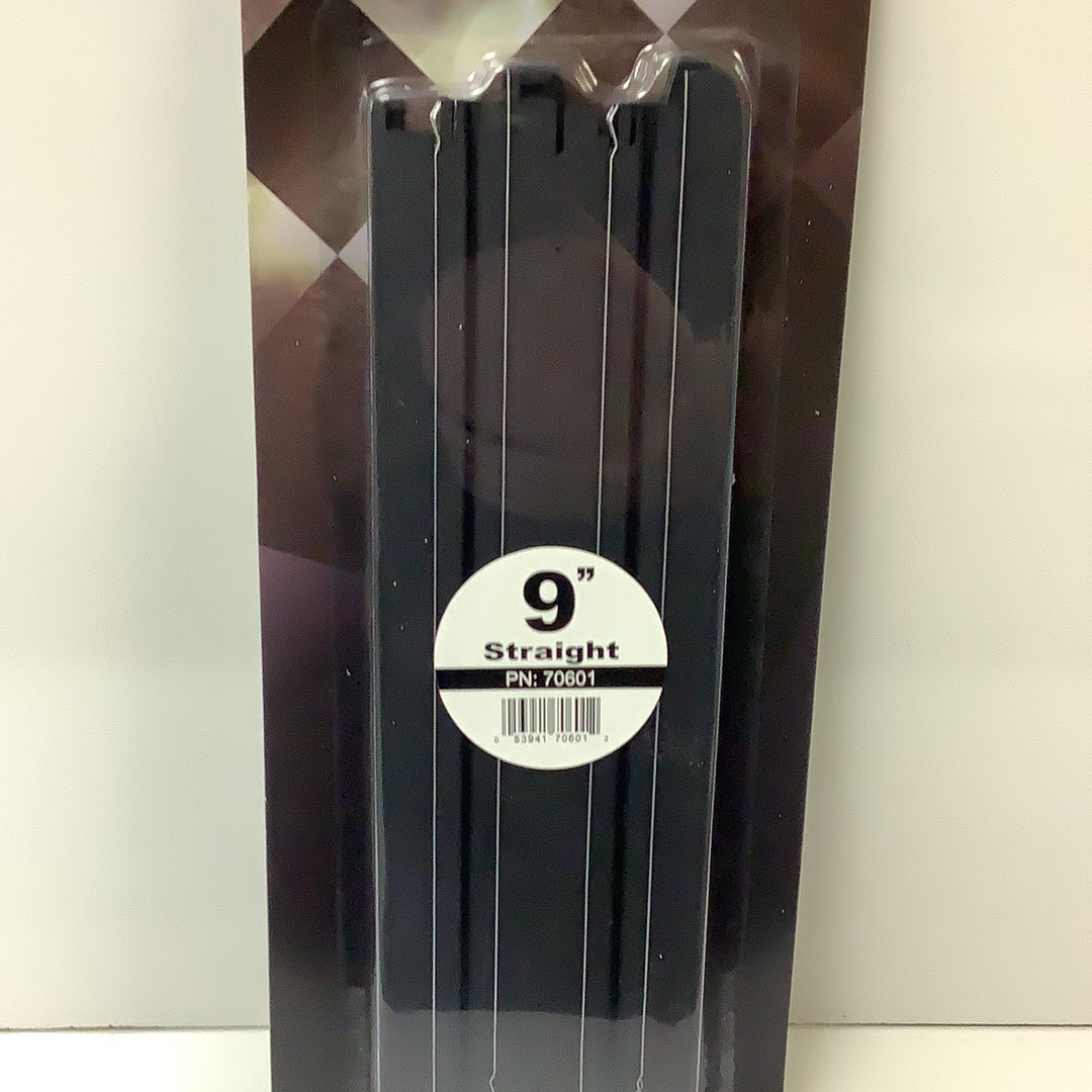 Straight 9" pole, black, with product number 70601 for AFX RaceMaster