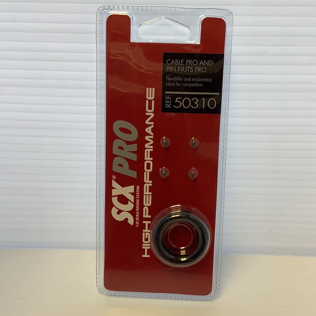 Cable Pro and Pin Nuts Pro 1/PACK 50310 by SCX/SCALEXTRIC