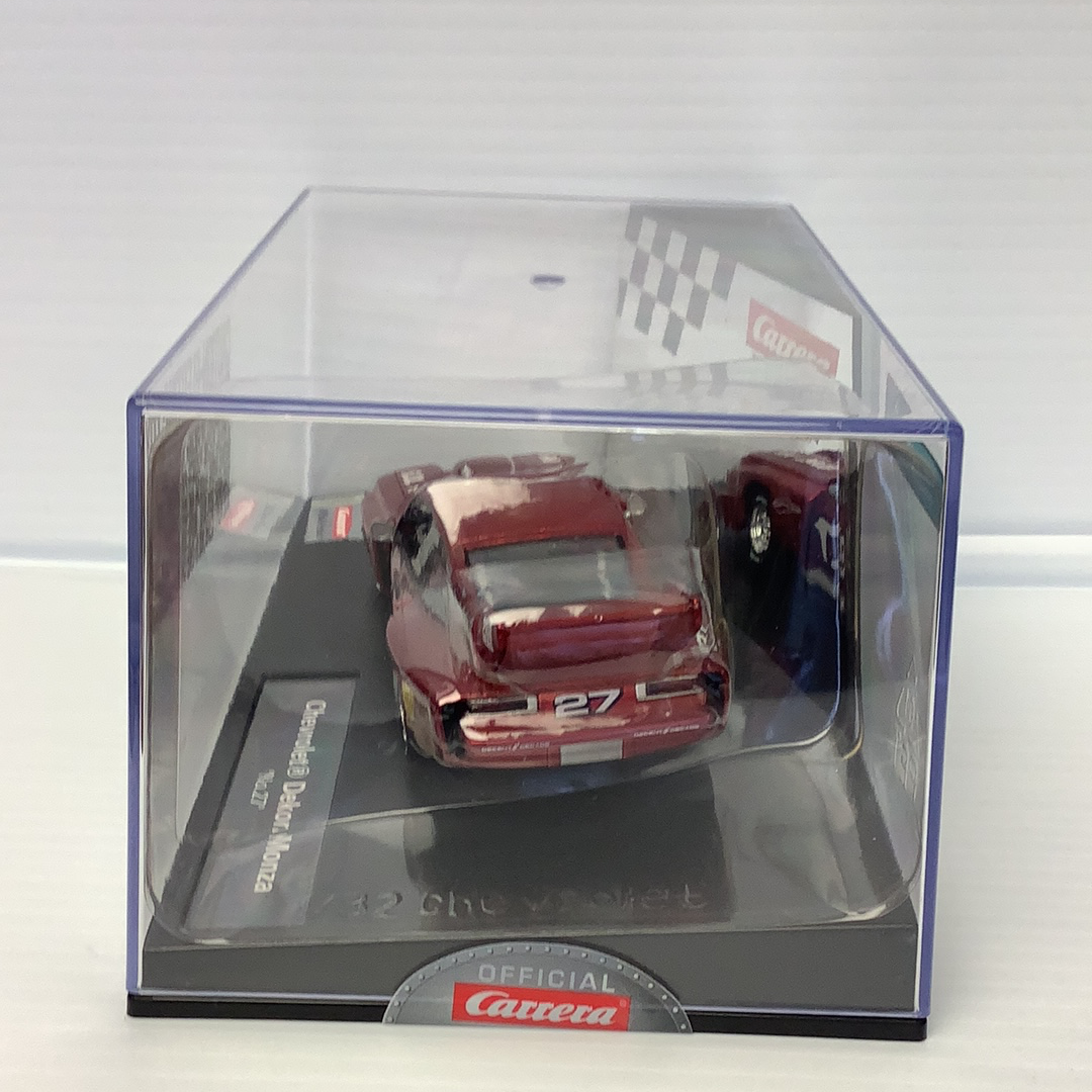 Slot car in clear box: Chevrolet Dekon Monsanto "No. 27" for Carrera 27614