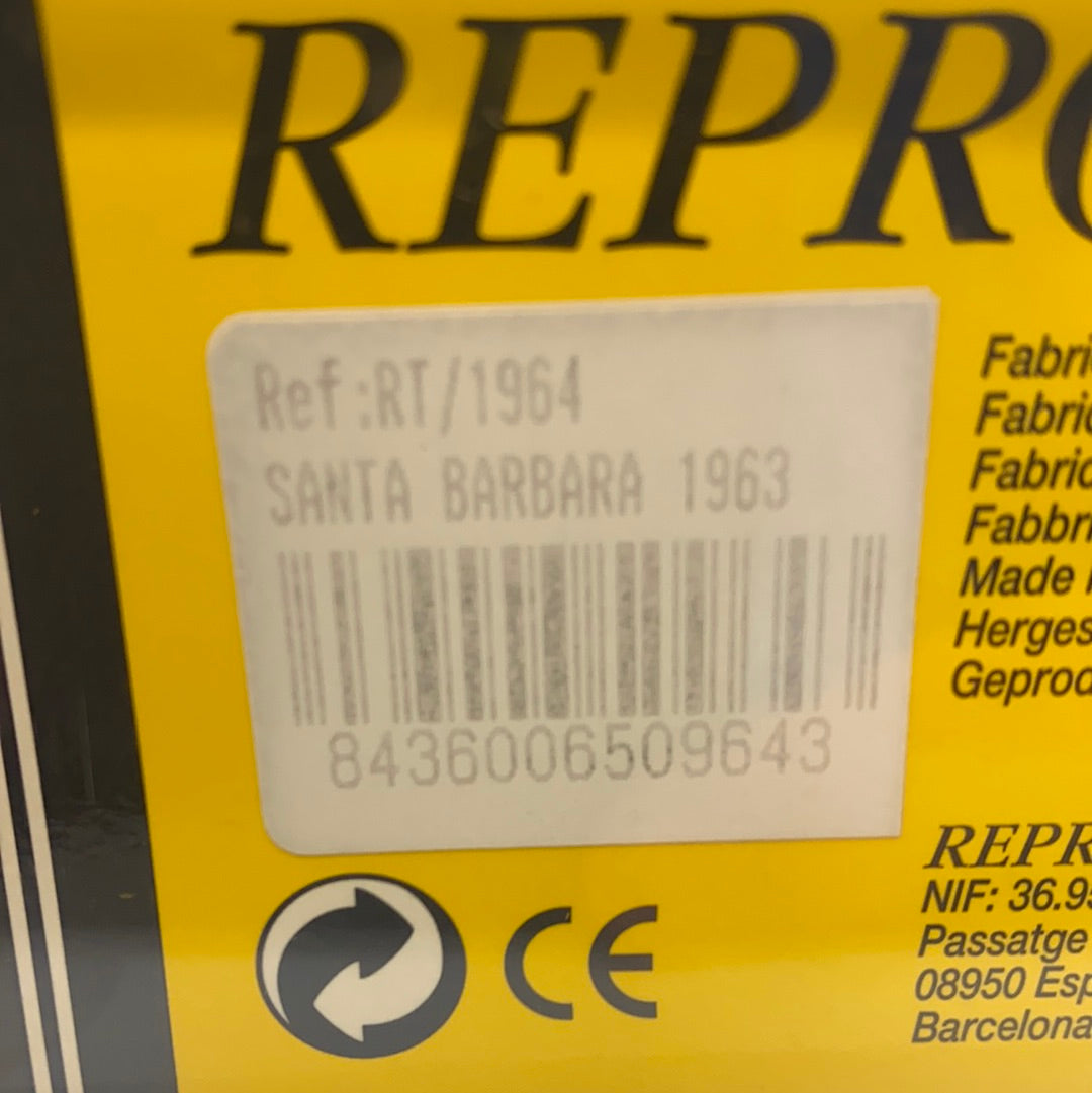 Product label with reference numbers and CE mark for REPROTEC RT/1964