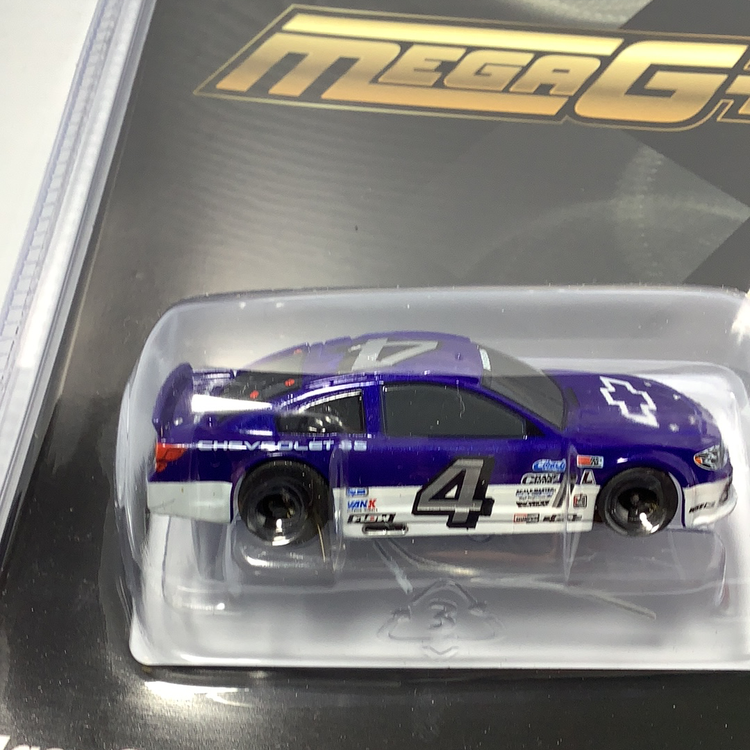 Purple Chevrolet race car toy in clear plastic blister pack for AFX/Racemasters 22041