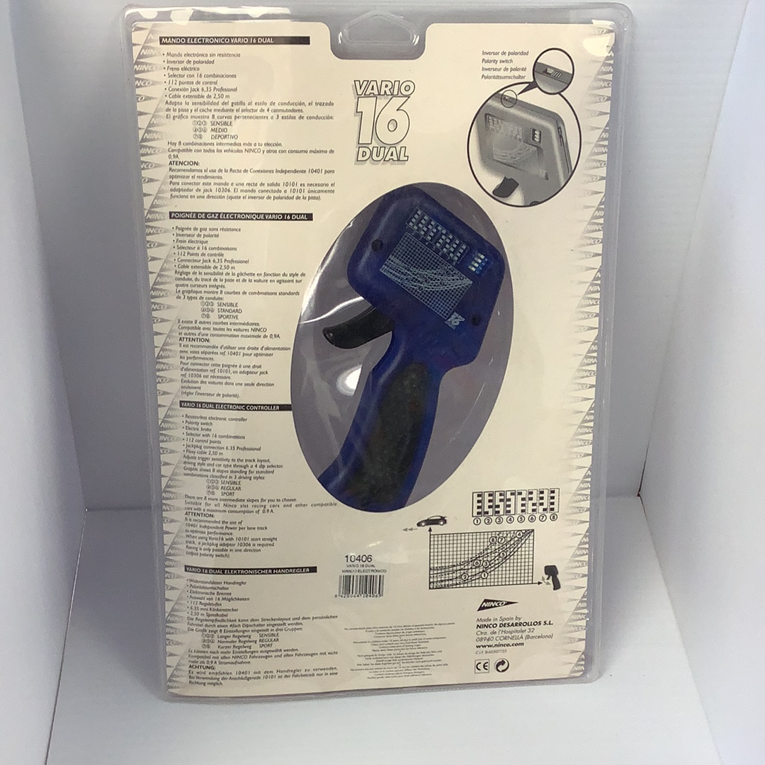 Electronic controller with wiring diagram and instructions for Ninco 10406