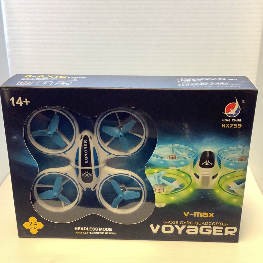 Voyager 6-Axis Gyro Quadcopter | HX759 | Heng Xiang-ProTinkerToys.com-Blue-ProTinkerToys