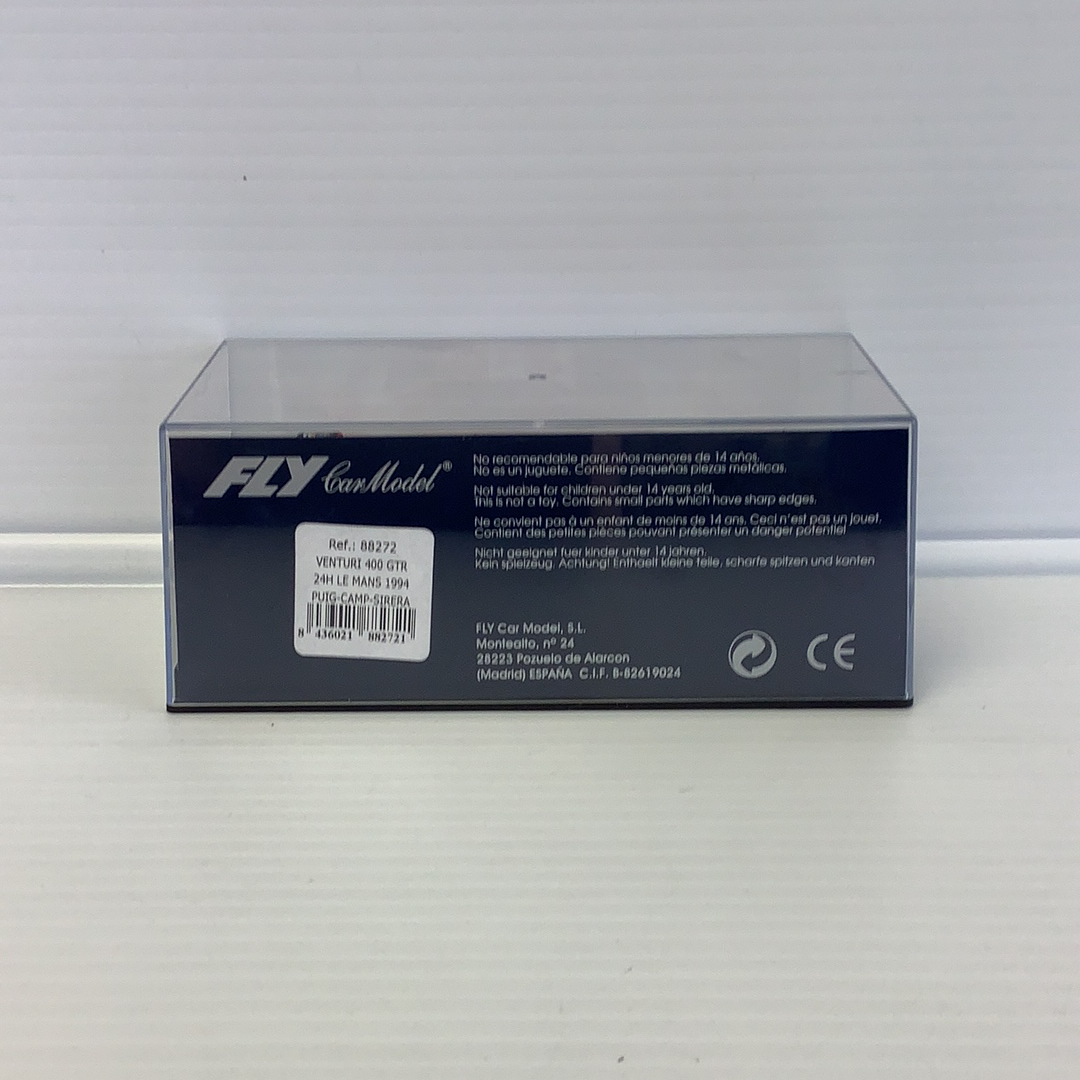 Model car box for Venturi 400 GTR 24H Le Mans 1994 for Fly Car 88272