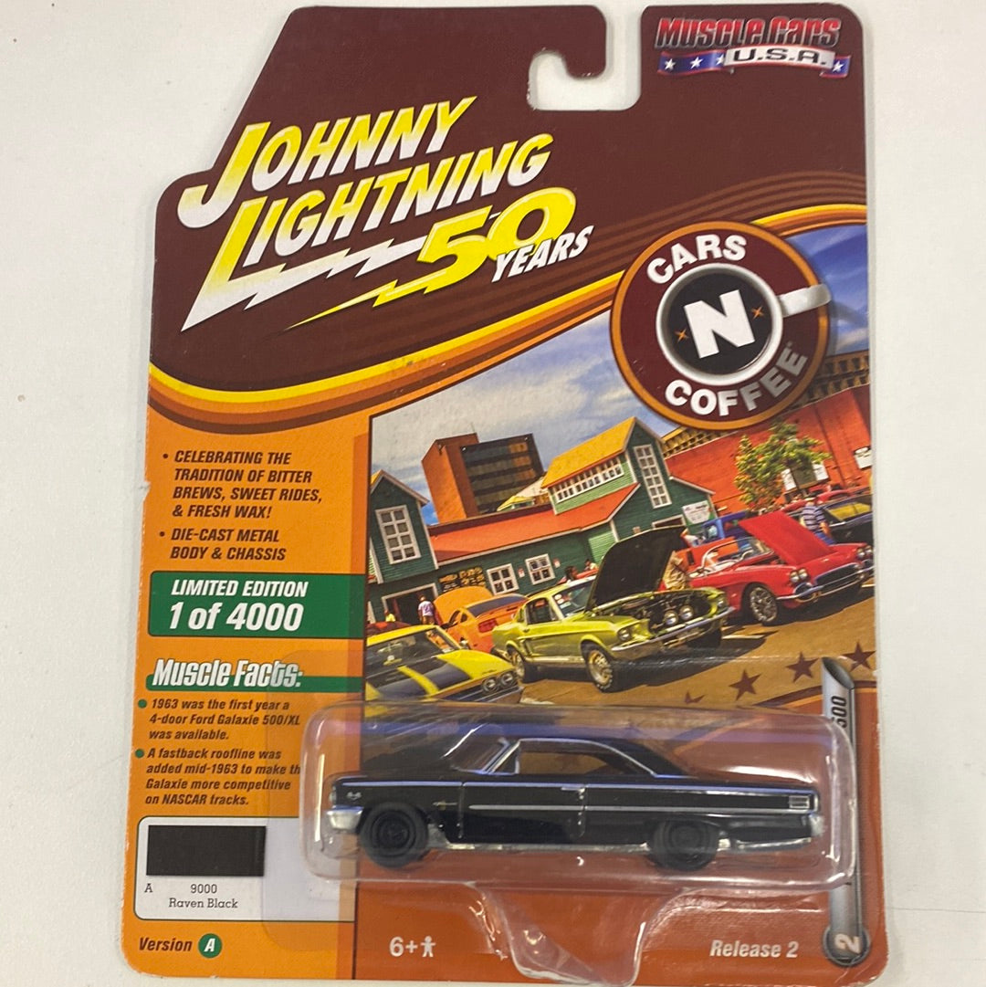 Johnny Lightning 50 Years Muscle Cars U.S.A | JLMC020 | Johnnny Lighting Die Cast-Round2 Returns-JLMC020-A-2-2 | 1963 Ford Calaxie 500 Black | Johnny Lightning Die Cast-ProTinkerToys