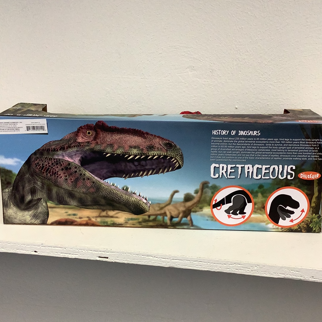 Dinosaur model set showing T-Rex and other prehistoric life for IMEX Model Company IMX49012