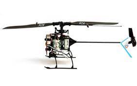 Drone quadcopter with horizontal stabilizer and propellers for Blade BLHO1350