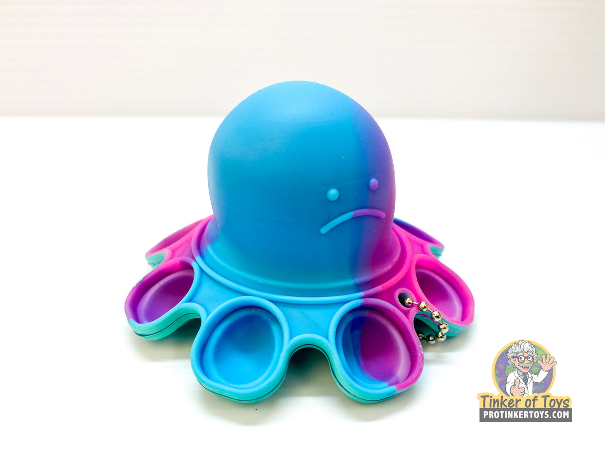 Blue and pink pop octopus sensory toy for BVP 88782