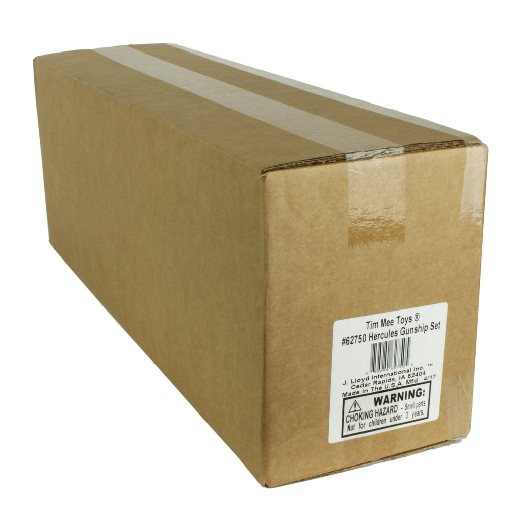 Cardboard box for Hercules Gunship playset for Tim Mee 62750
