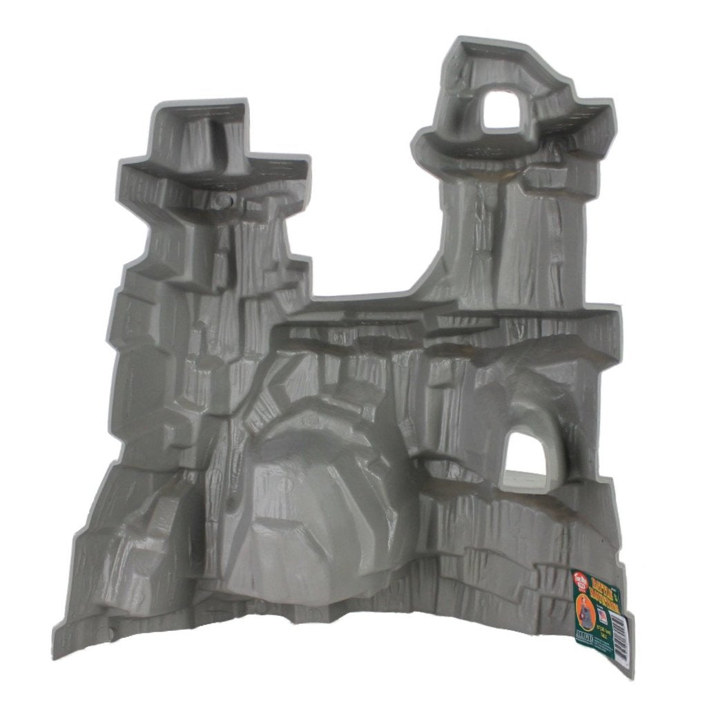 Grey, castle-like terrain piece for tabletop gaming scenery for Tim Mee 70295