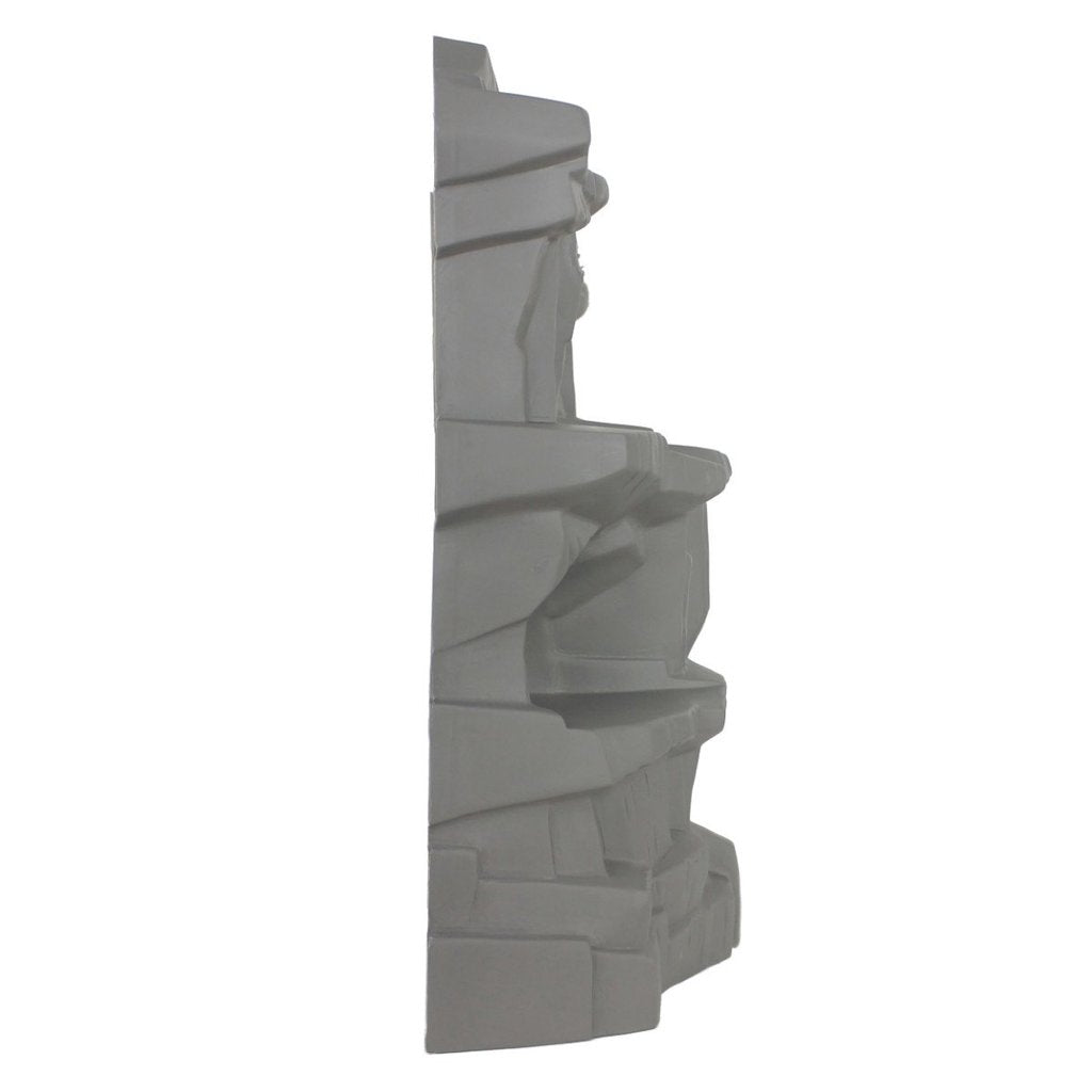 Grey, sculpted mountain scenery piece for dioramas for Tim Mee 70295