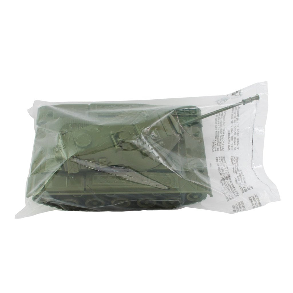 Olive green M41 tank playset in clear plastic packaging for Tim Mee 17520