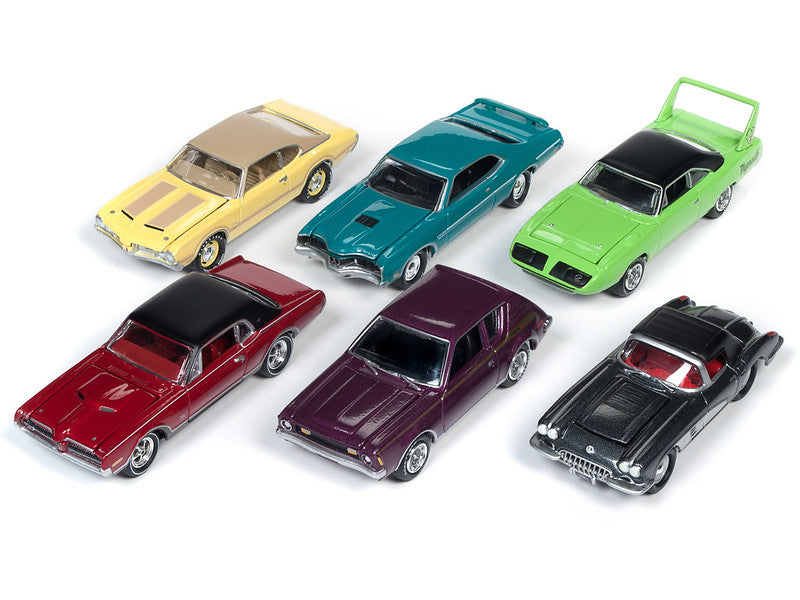 Assortment Johnny Lightning 50 Year Muscle Cars U.S.A | A & B | JLMC021 | Johnny Lightning Die Cast