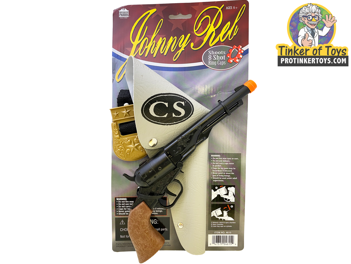 Toy pistol and holster set for children, featuring a revolver design for Parris Toys 4615