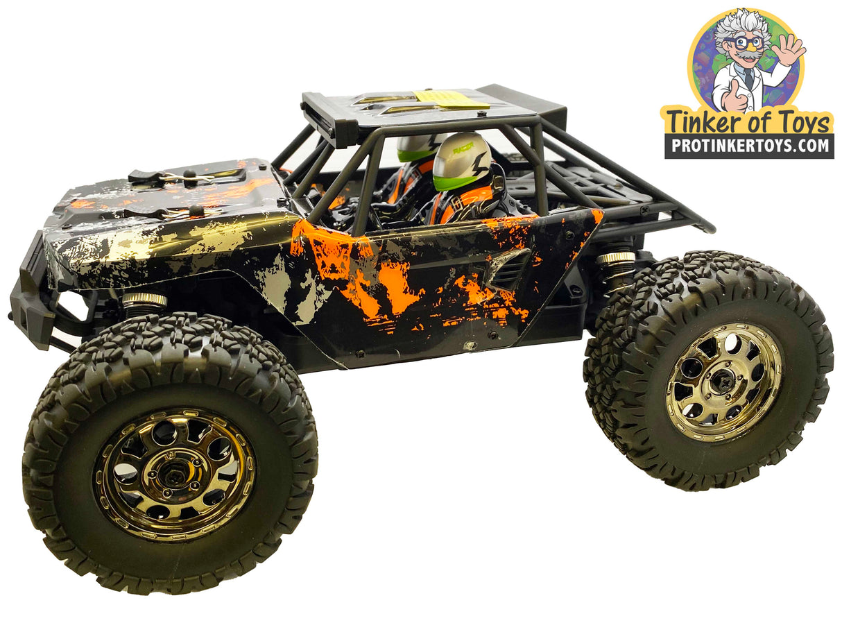 Black and orange desert truck with large off-road tires for IMEX IMX19035