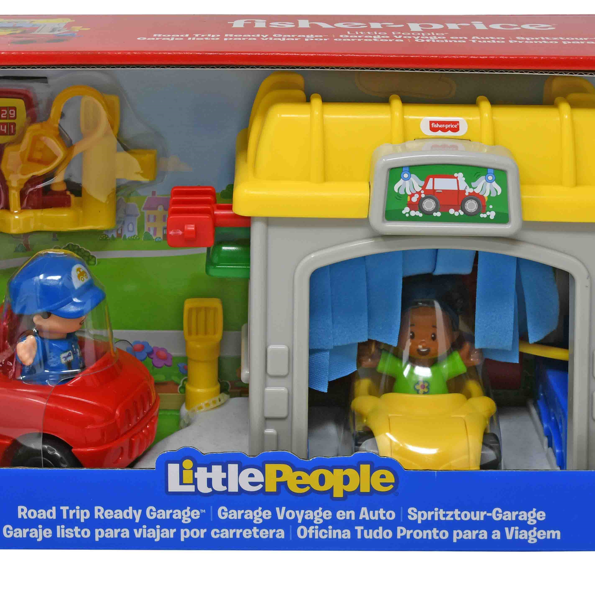 Motorized Construction Playset With Garage, Loader & Helicopter - Kids Building Toy