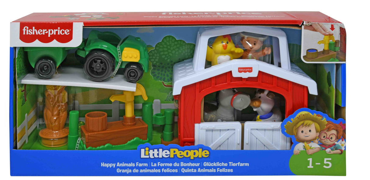 Little People Mini Garage & Farm | FWB89 | Mattel